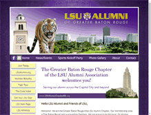 Tablet Screenshot of lsualumnigreaterbr.org